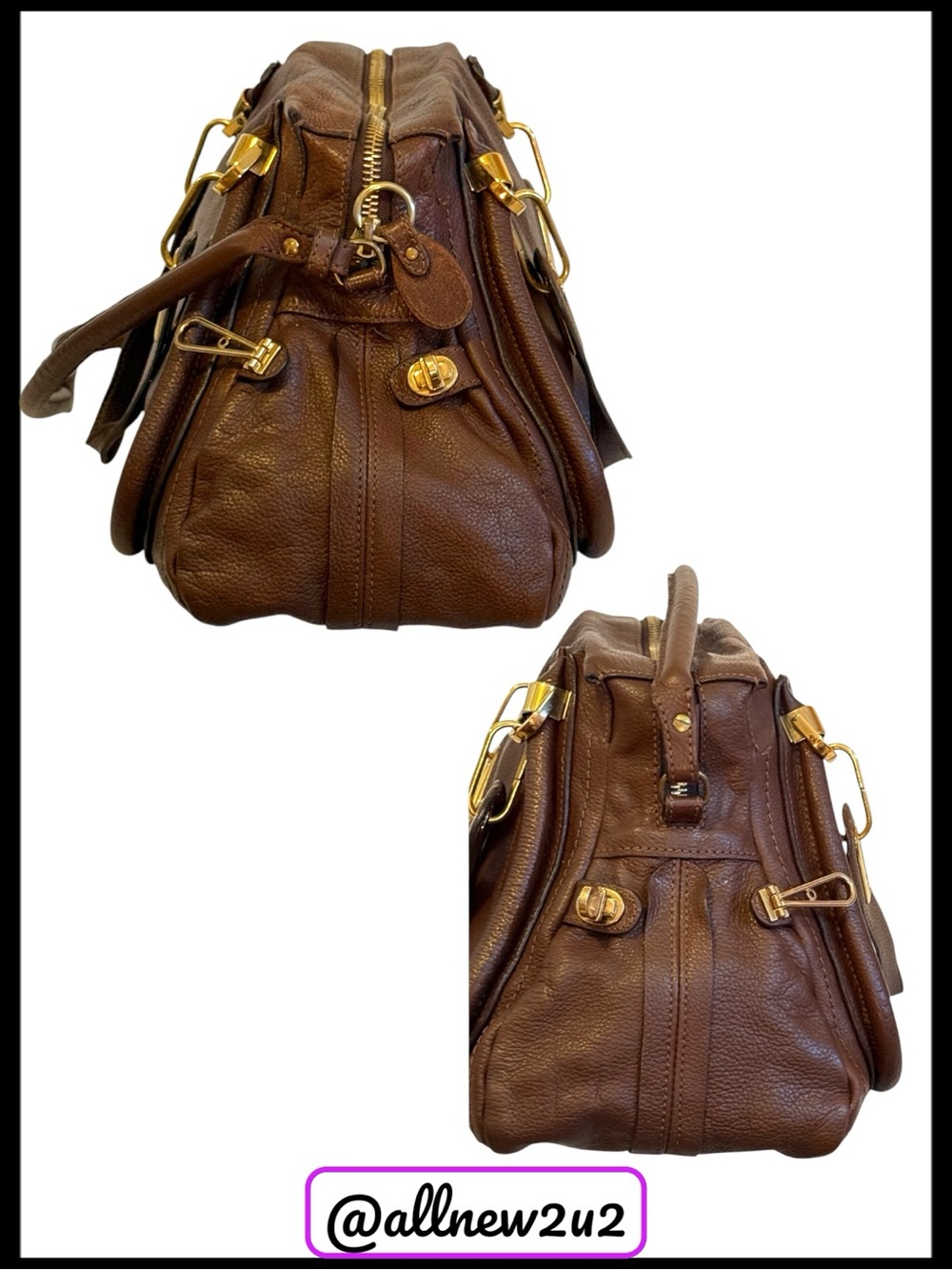 Chloe’ Paratay  Shoulder Handbag in Rock - Picture 6 of 14